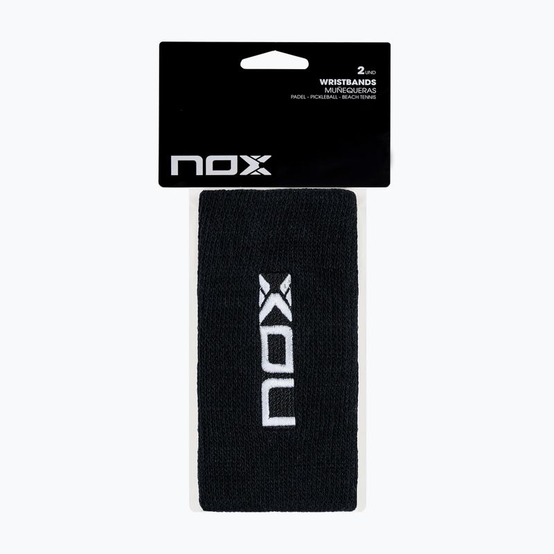 Potítka NOX Wristband with Logo 2 szt. black/white 2
