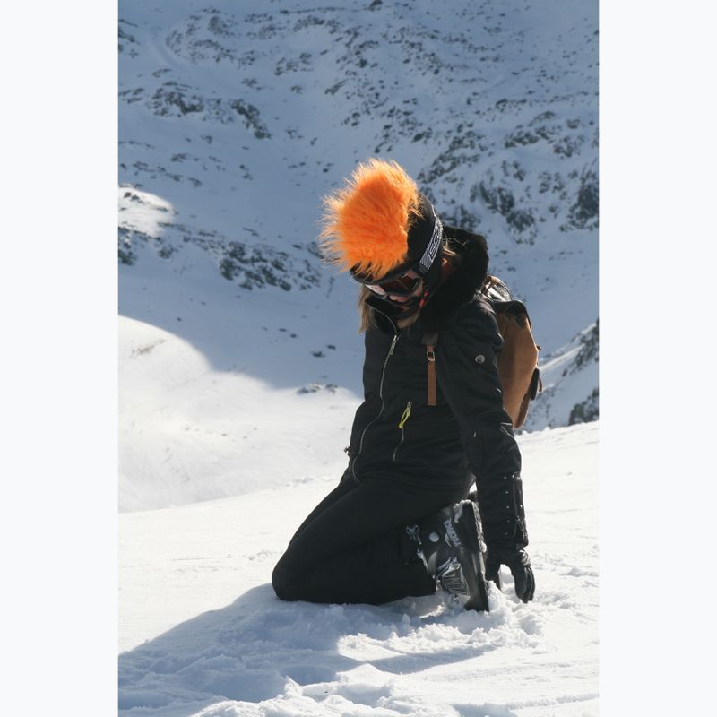COOLCASC Furry Orange prilba s prekrytím čierna S067 9
