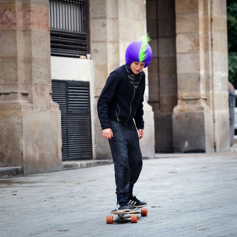 Návlek na prilbu Coolcasc Green Mohican 8