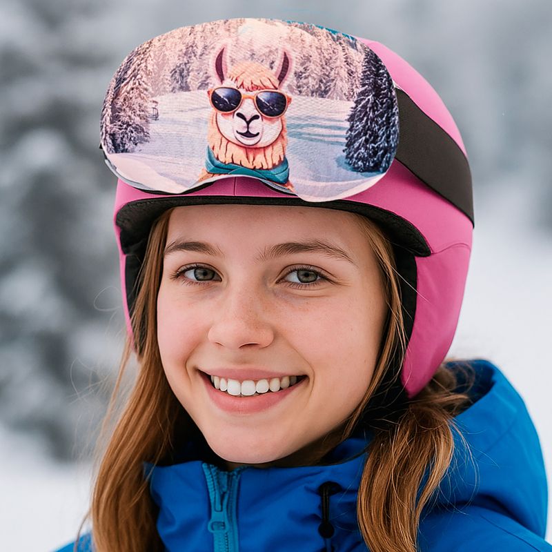 Puzdro na lyžiarske okuliare COOLCASC Llama Goggle Cover 2
