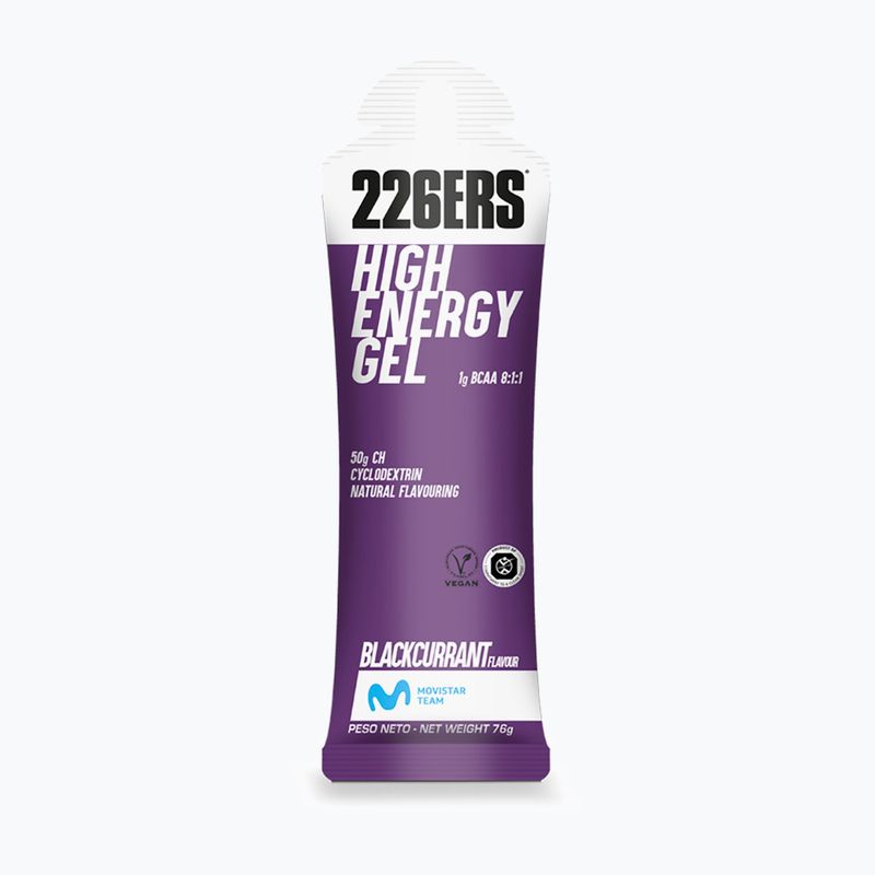 Energetický gél 226ERS High Energy BCAA 76 g čierne ríbezle