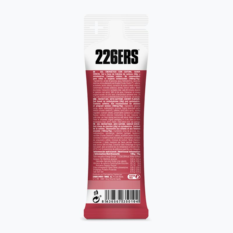 226ERS High Energy Kofeínový energetický gél 76 g čerešňa 2