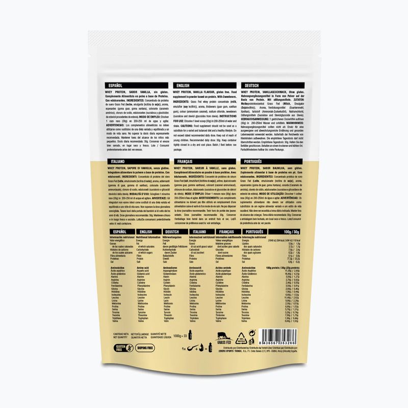 Proteínový doplnok 226ERS Whey Protein WPC 1 kg vanilla wanilia 2