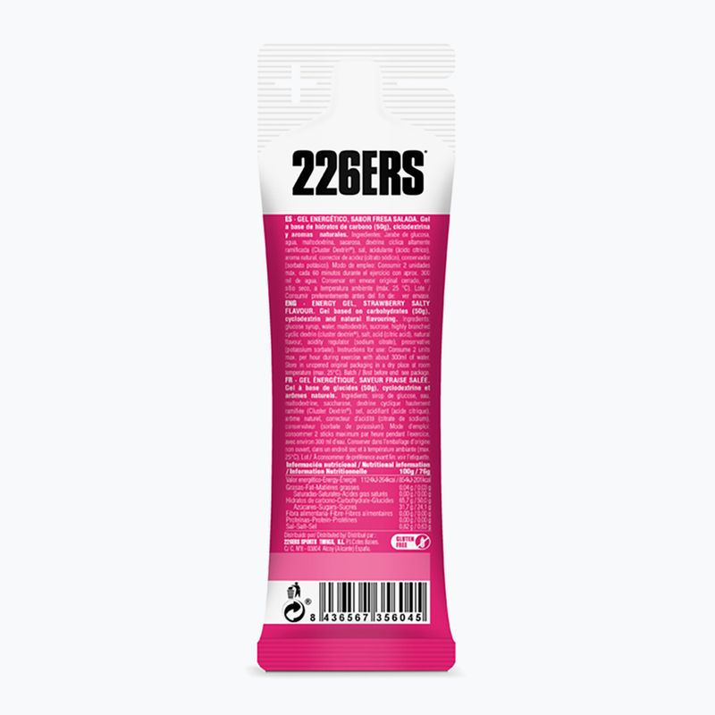 Energetický gél 226ERS vysokoenergetický slaný 76 g slaná jahoda 2