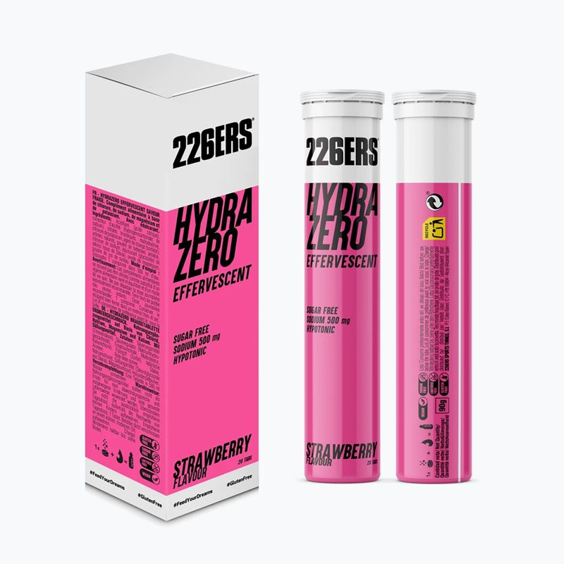 Nápoj hypotónny 226ERS Hydrazero Efervescent 20 tabliet jahoda 3