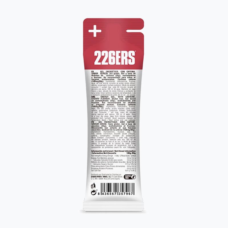 Energetický gél 226ERS High Fructose Gel 80g višňa 2