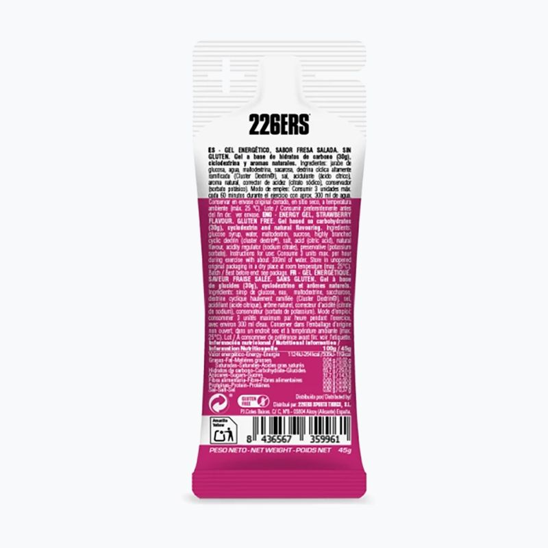 Energetický gél 226ERS High Energy XS 45 g salty strawberry 2