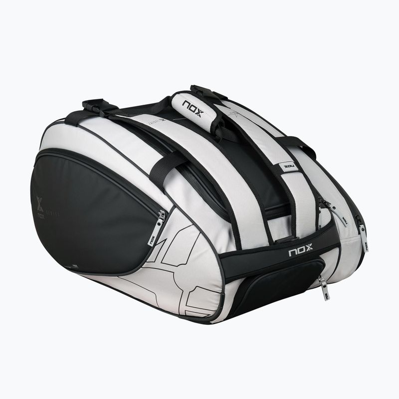 Taška na padel NOX Luxury Master Series Padelbag 60 l white/black 2