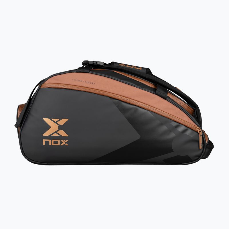 Taška na padel NOX Luxury Open Series 60 l black/brown 4
