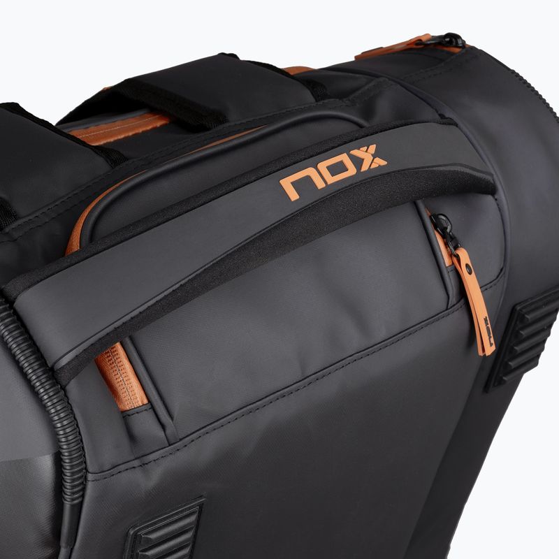 Taška na padel NOX Luxury Open Series 60 l black/brown 10