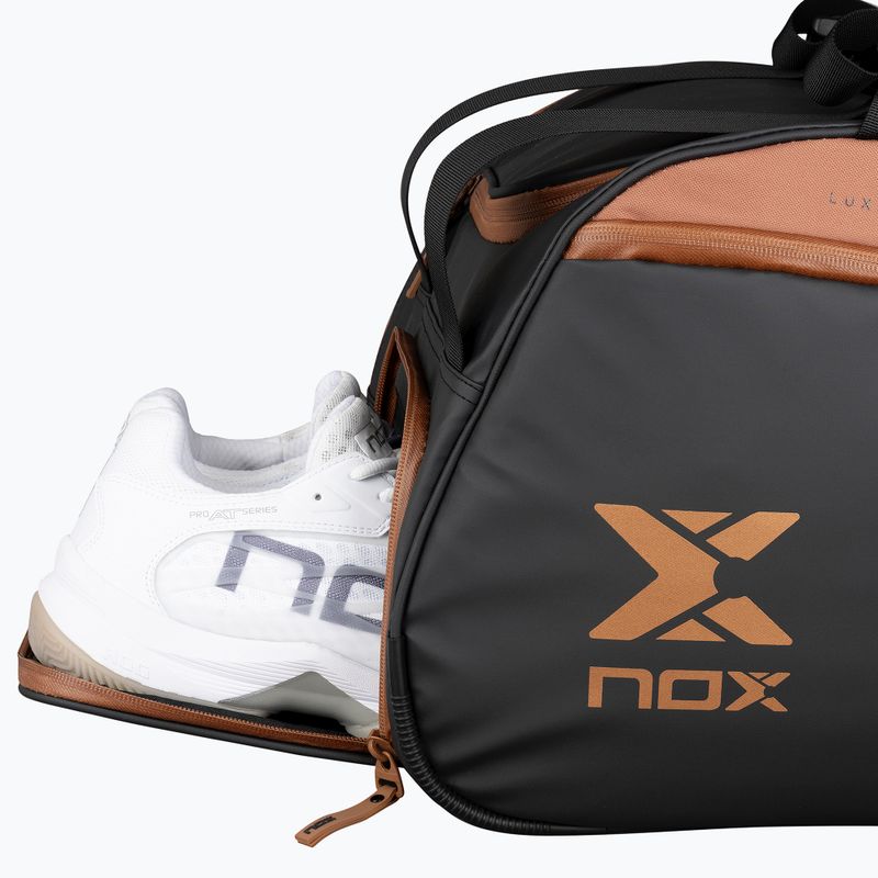 Taška na padel NOX Luxury Open Series 60 l black/brown 14