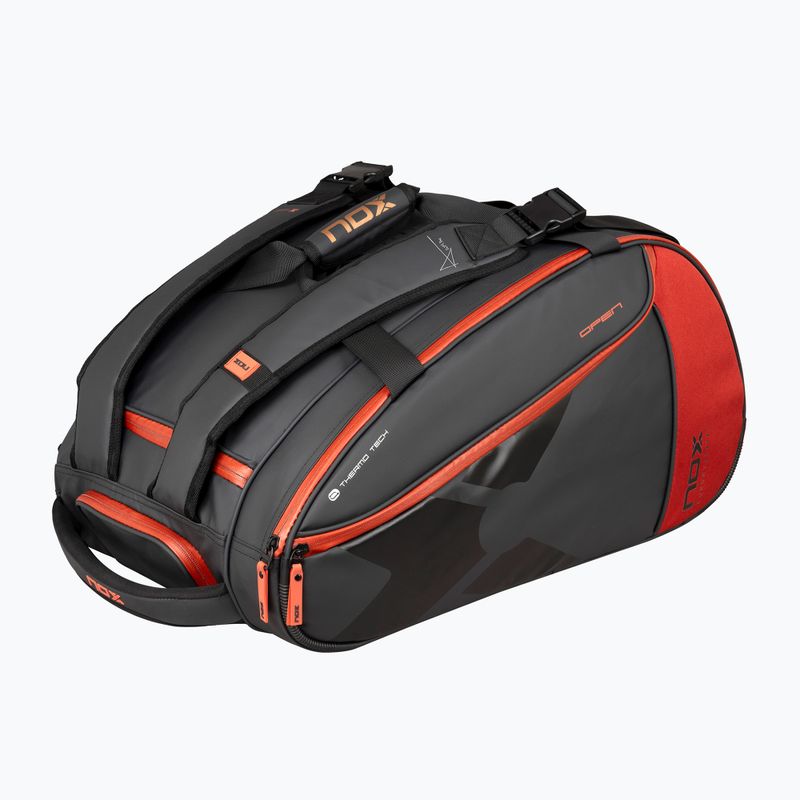 Taška na padel NOX Luxury Open Series 60 l black/red 2