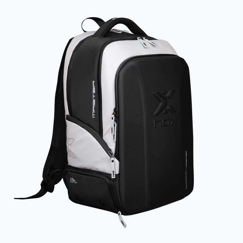 Batoh na padel NOX Luxury Master Series Backpack 30 l white/black 2