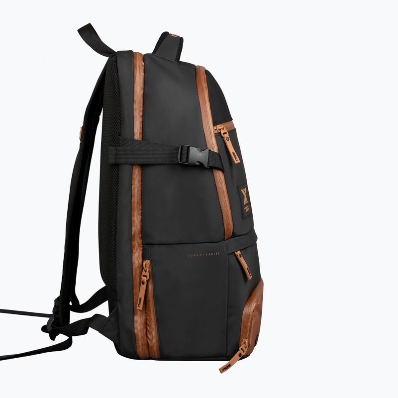 Batoh na padel NOX Luxury Open Series Backpack 30 l black/brown 4