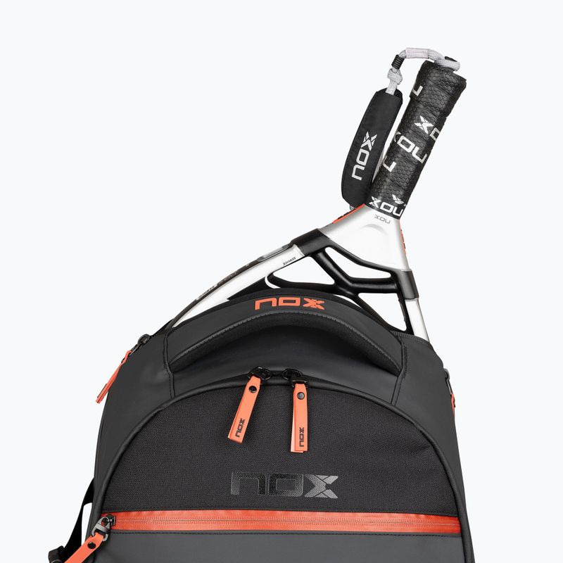 Batoh na padel NOX Luxury Open Series Backpack 30 l black/red 7