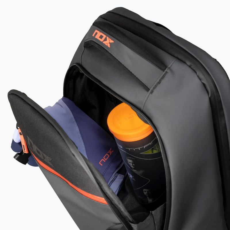 Batoh na padel NOX Luxury Open Series Backpack 30 l black/red 9