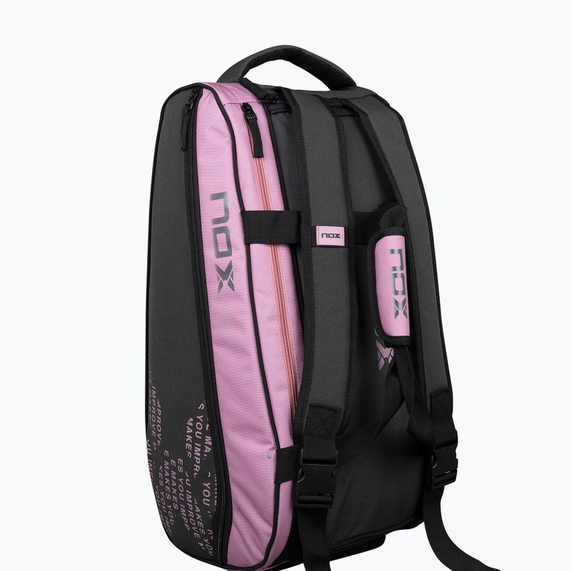 Taška na padel NOX Street Series 45 l grey/pink 6