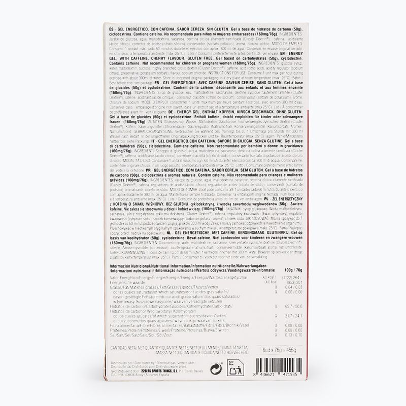 Energetický gél 226ERS High Energy 6 x 76 g caffeine 160 mg cherry 2
