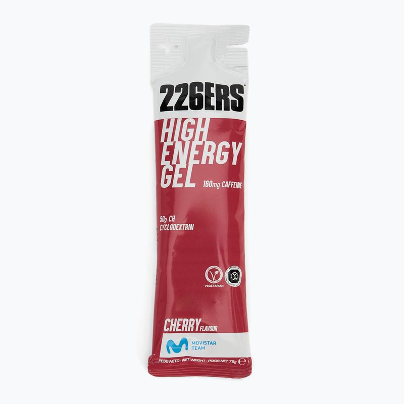 Energetický gél 226ERS High Energy 6 x 76 g caffeine 160 mg cherry 3