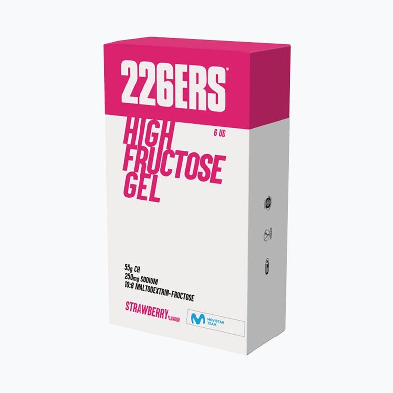 Energetický gél 226ERS High Fructose Gel 6 x 80 g strawberry