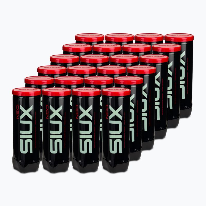 Padelové loptičky Siux Neo Box 72 pack red