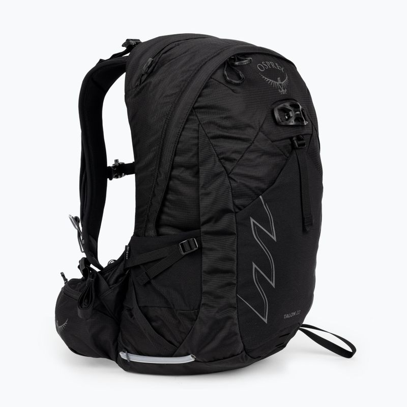 Osprey Talon 22 l stealth black pánsky turistický batoh 2