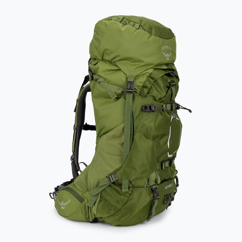 Pánsky trekingový batoh Osprey Aether 65 l garlic mustard green 2