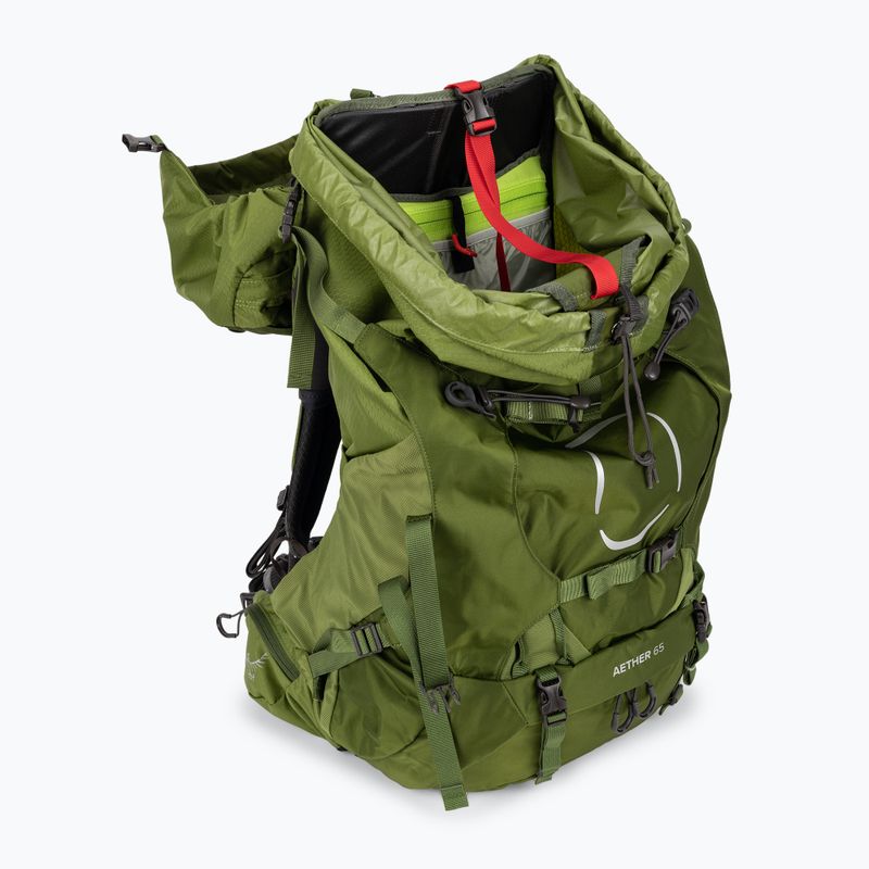 Pánsky trekingový batoh Osprey Aether 65 l garlic mustard green 4