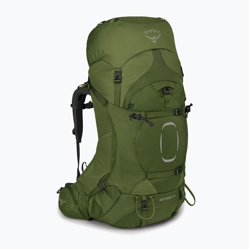 Pánsky trekingový batoh Osprey Aether 65 l garlic mustard green 5
