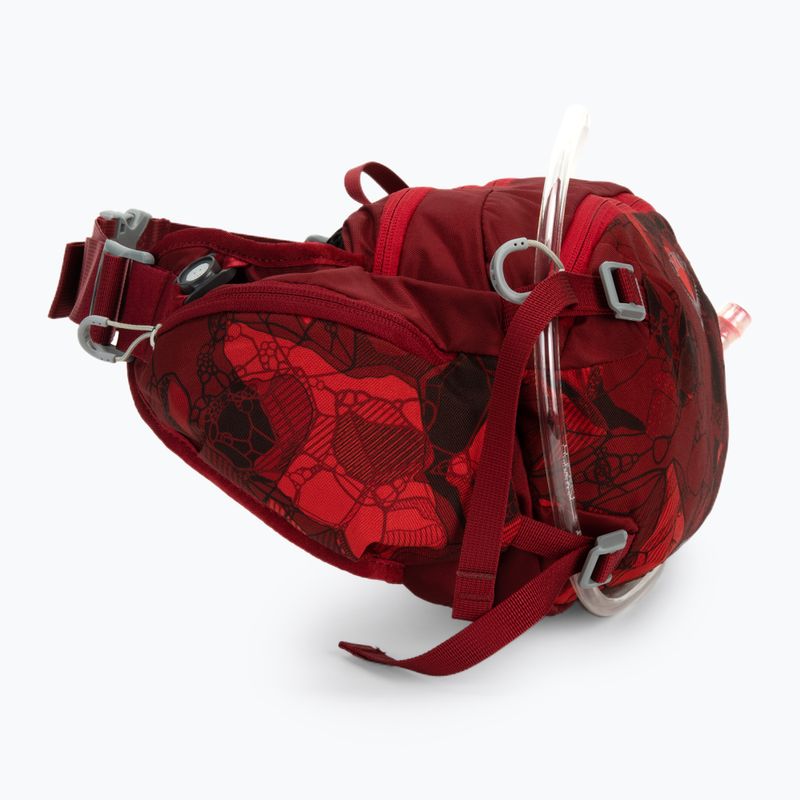 Cyklistická ľadvinka Osprey Seral 7 l so zásobníkom 1.5 l res claret red 3