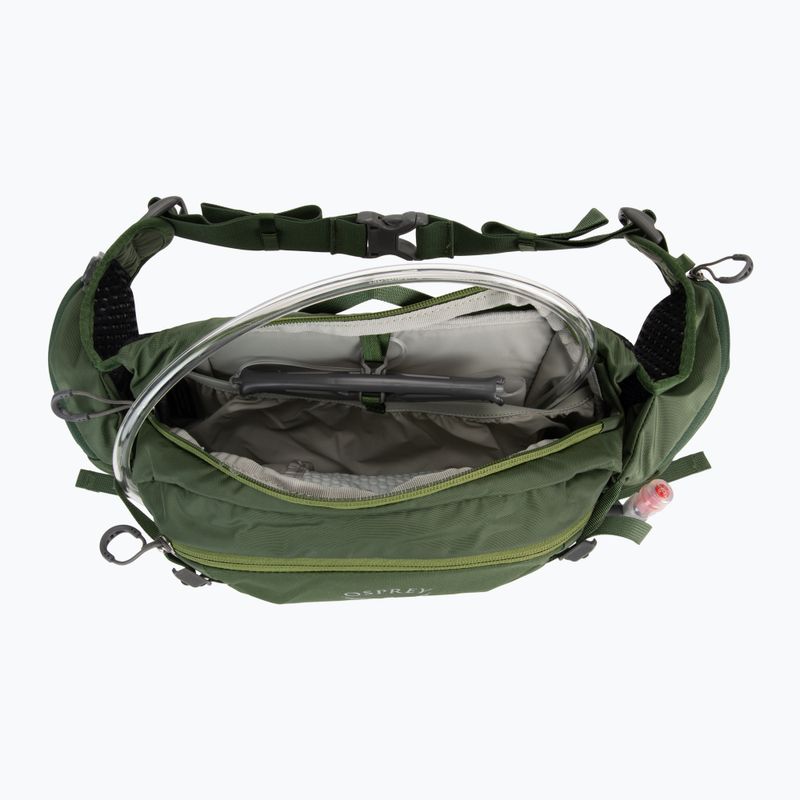 Cyklistická ľadvinka Osprey Seral 7 l so zásobníkom 1.5 l dustmoss green 7