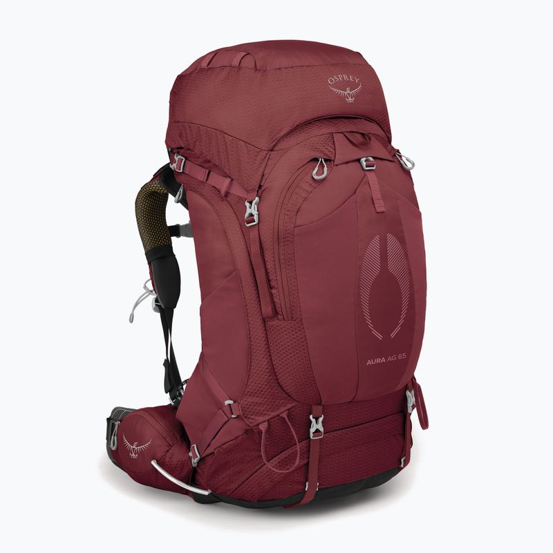 Dámsky trekingový batoh Osprey Aura AG 65 l M-L berry sorbet red 2