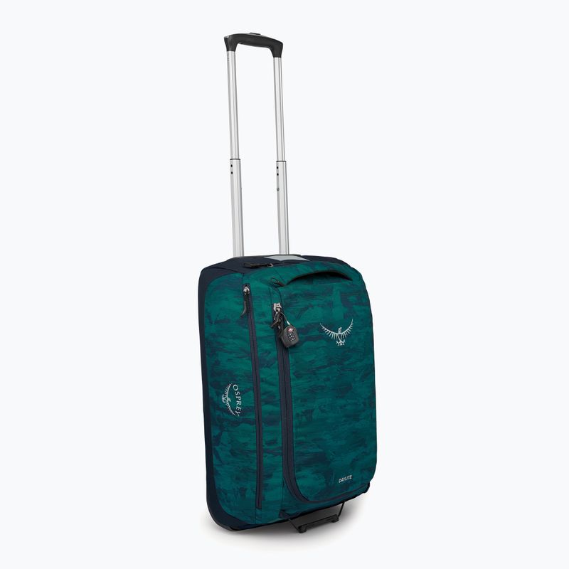 Cestovná taška Osprey Daylite Carry-On Wheeled Duffel 40 l palm foliage print 2