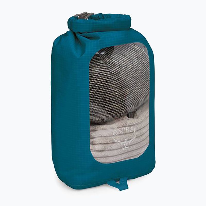 Nepromokavý vak Osprey DrySack w/Window 6 l waterfront blue 2