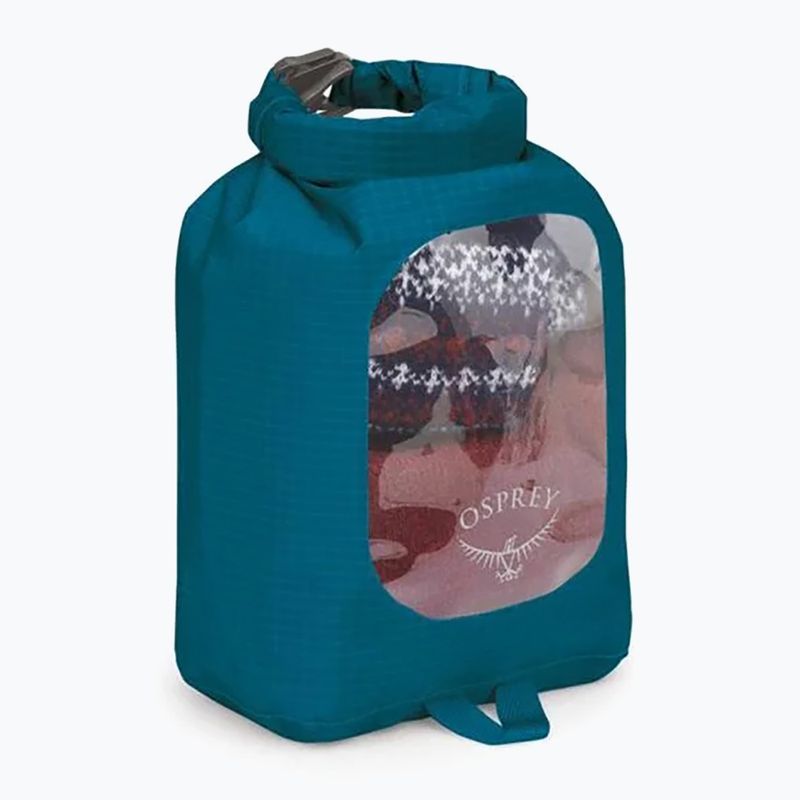 Nepromokavý vak Osprey DrySack w/Window 3 l waterfront blue 2
