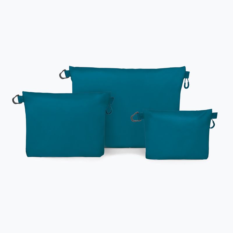 Osprey Ultralight Zipper Sack Sada 3 organizérov nábrežie modrá 2