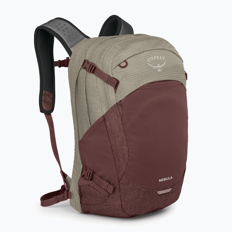 Mestský batoh Osprey Nebula 32 l sawdust tan/raisin red 2