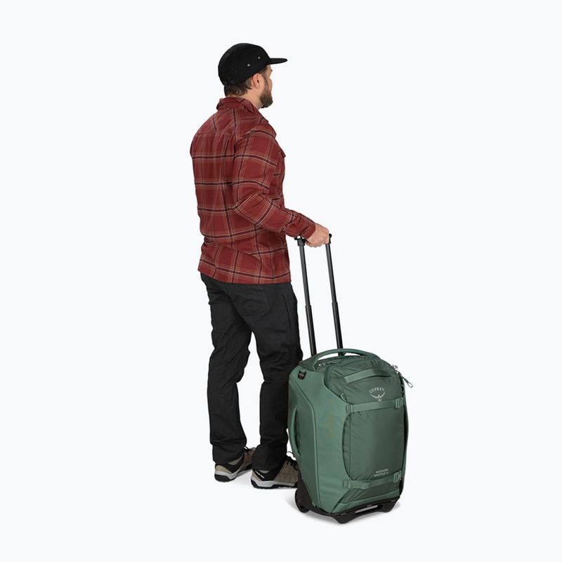 Cestovný kufor Osprey Shuttle 45 l koseret green 7