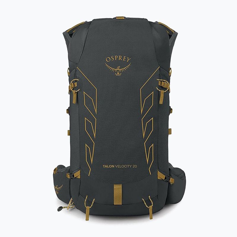 Pánsky turistický batoh Osprey Talon Velocity 20 l dark charcoal/tumbleweed yellow