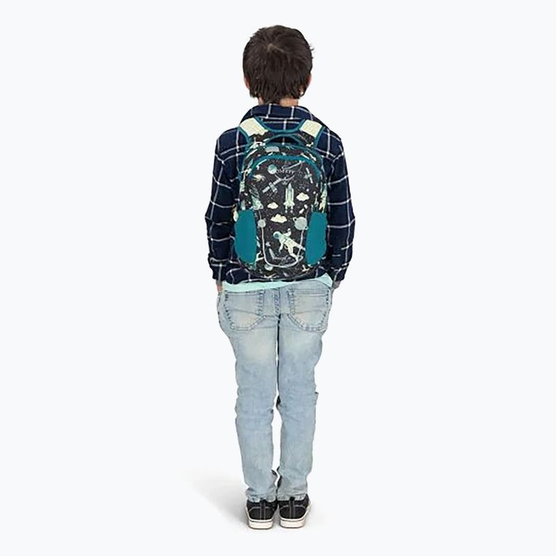 Mestský batoh dziecięcy Osprey Daylite Youth Pack 9 l space travel print/antique blue 8