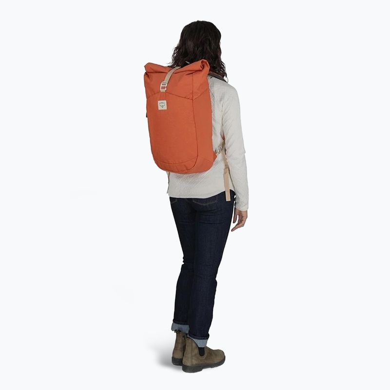 Mestský batoh Osprey Arcane Roll Top Pack 22 l porcelain orange heather 6