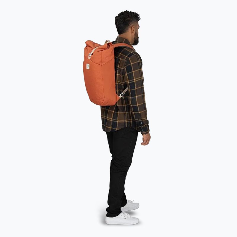 Mestský batoh Osprey Arcane Roll Top Pack 22 l porcelain orange heather 10