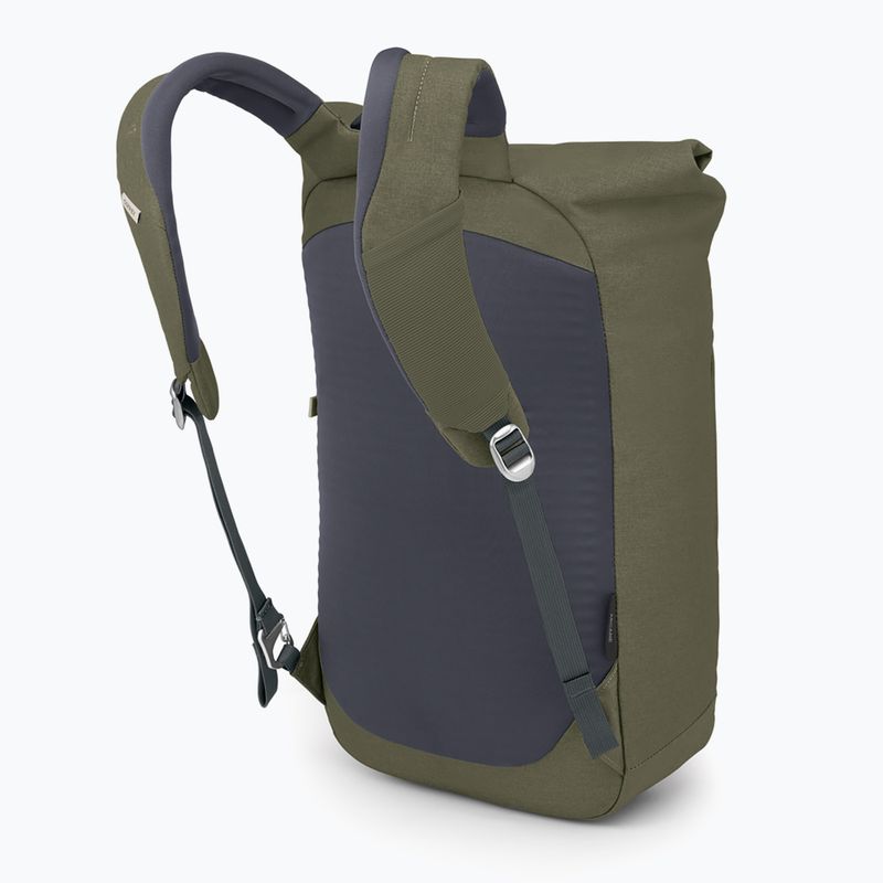 Mestský batoh Osprey Arcane Roll Top Pack 22 l earl grey/sand grey heather 3