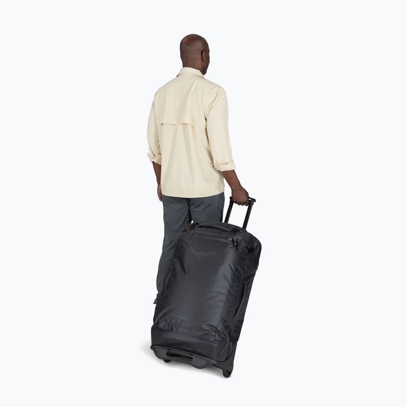 Cestovná taška Osprey Transporter Wheeled Duffel 90 l raven black 9