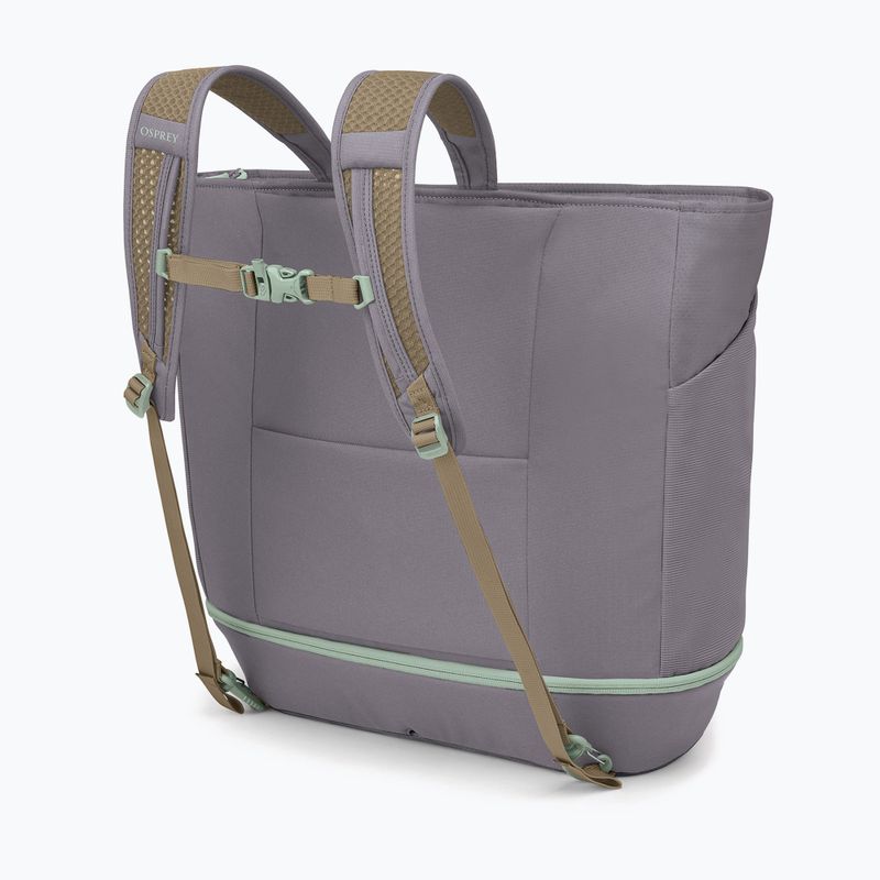 Cestovná taška Osprey Daylite Large Tote 26 l soundwave grey / latte brown 4