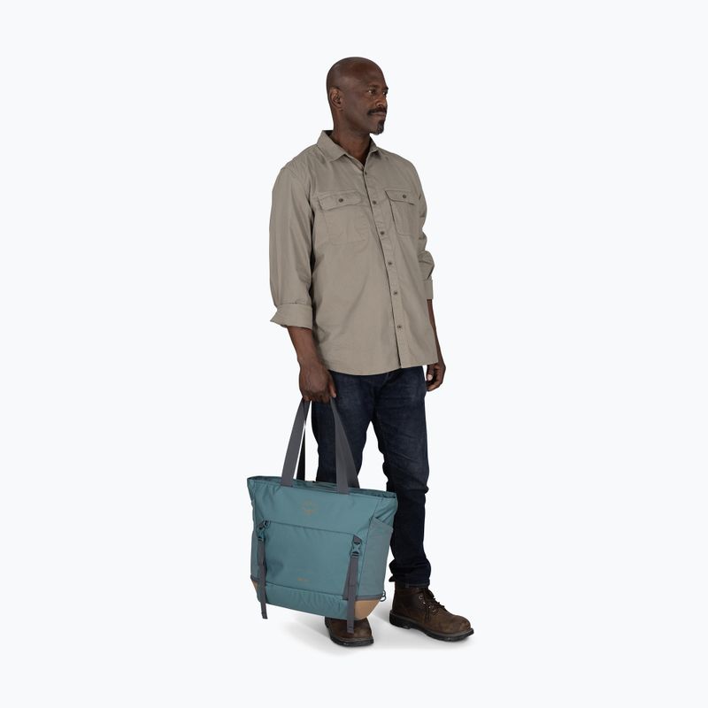 Cestovná taška Osprey Daylite Large Tote 26 l cascade blue / latte brown 10