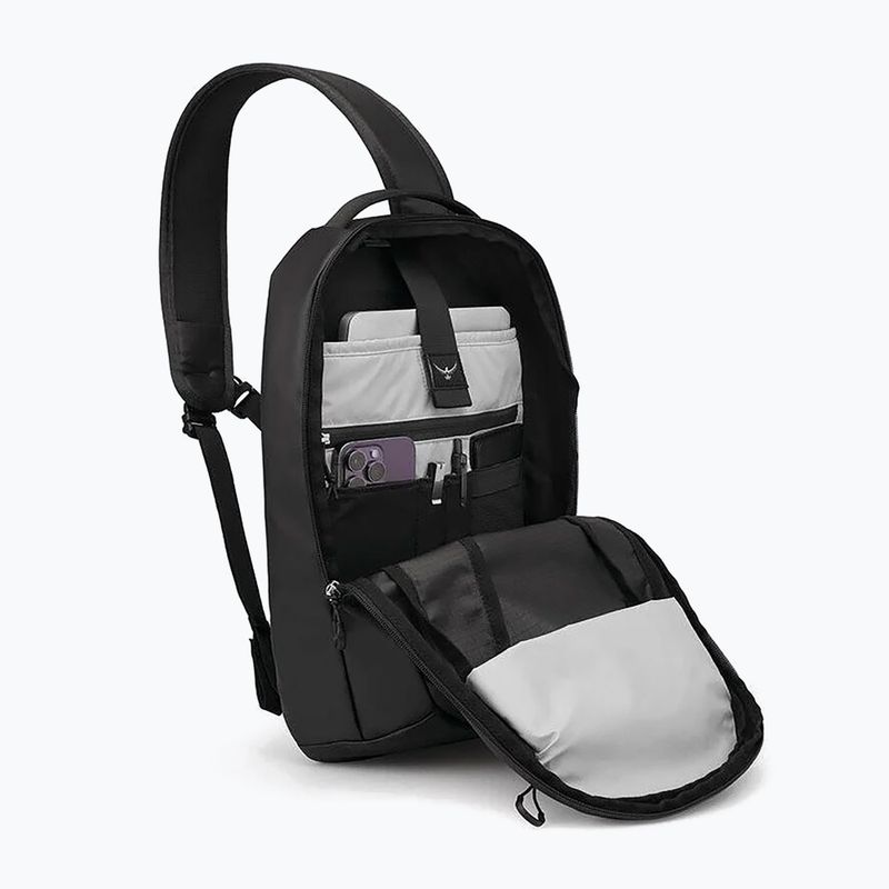 Mestský batoh na jedno rameno Osprey Transporter Sling raven black 4