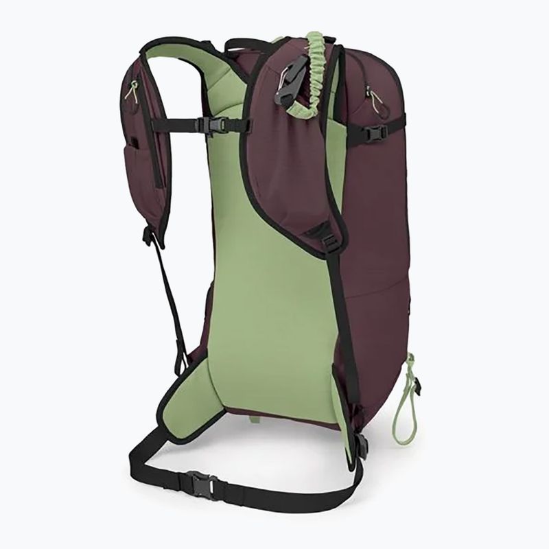 Skitouringový batoh Osprey Firn 18 l elderberry purple/peppermint green 3