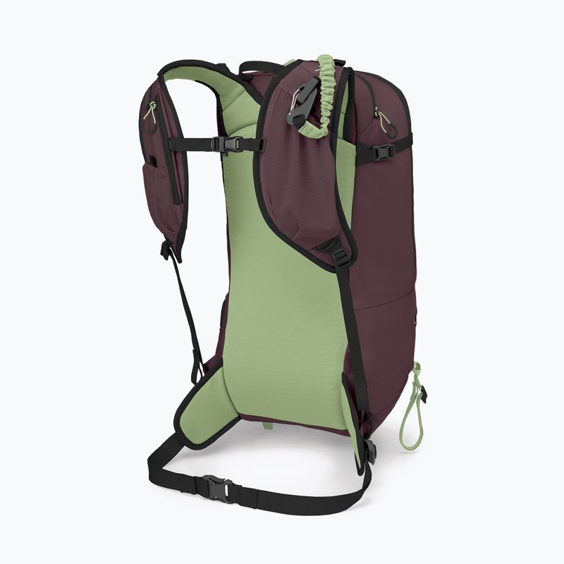 Skitouringový batoh Osprey Firn 18 l elderberry purple/peppermint green 4