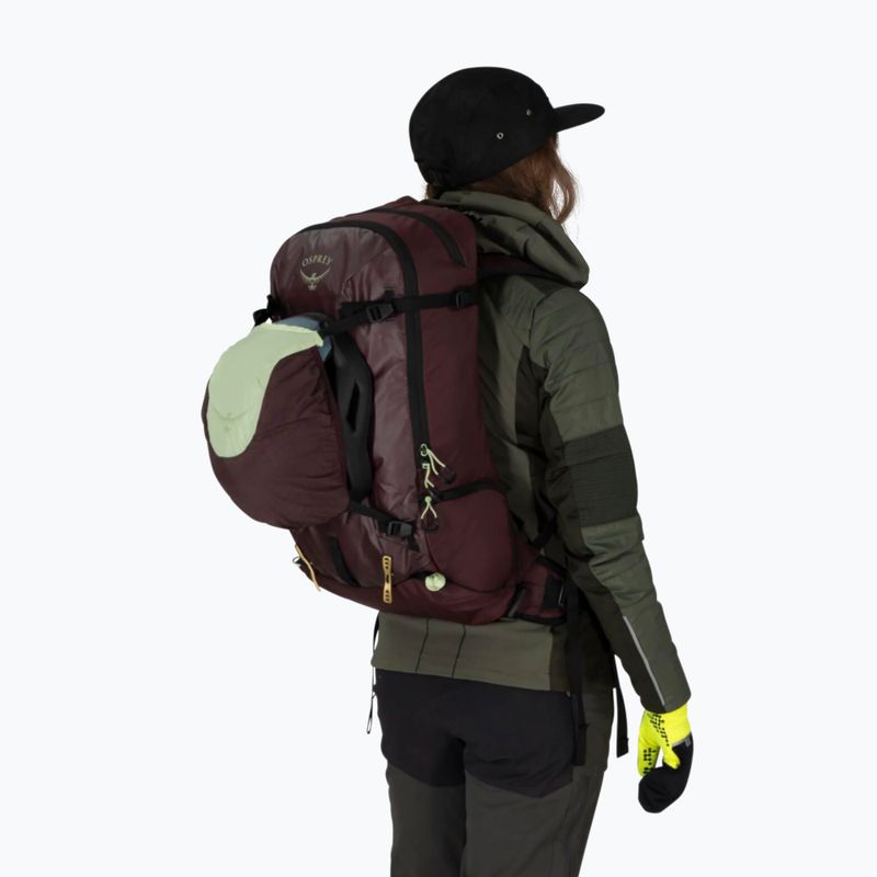 Skitouringový batoh Osprey Firn 18 l elderberry purple/peppermint green 5